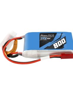 Gens Ace 800mAh 2S1P 45C 7.4V, JST rdeči