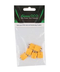 XT60 3,5 mm pozlačeni priključek, 3 par