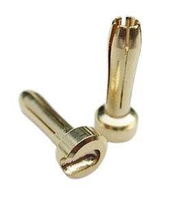 TQ RACING 4X18 mm HD moški pozlačeni priključek, 2 kos