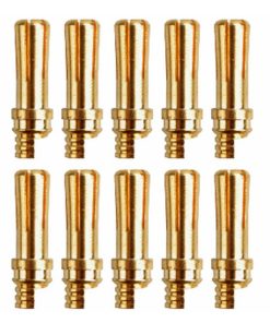 5,0 mm moški pozlačeni priključki, 10 kos