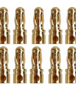 3,5 mm moški pozlačeni priključek, 10 kos