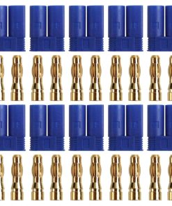 EC5 5,0 mm moški pozlačen priključek, 10 kos