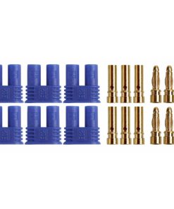 EC2 2,0 mm pozlačen priključek, 3 par