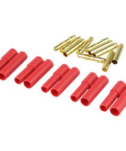 G4 4 mm pozlačeni priključki, 5 par