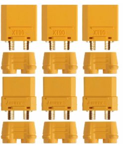 XT90 4,5mm pozlačeni priključek, 3 par