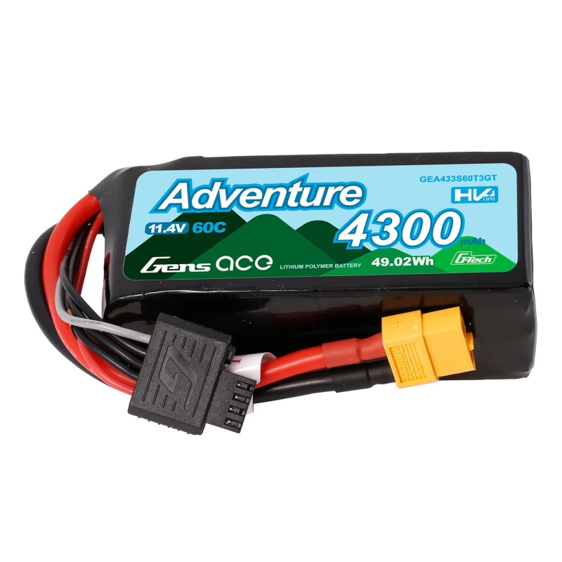Gens Ace (Adventure) 4300mAh 3S1P 11,4V 60C LiHV