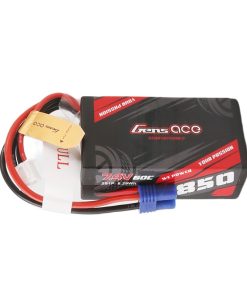 Gens Ace 850mAh 2S1P 60C 7.4V EC2