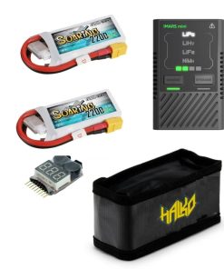 Začetniški paket 2 x Gens Ace Soaring Mini 2200mAh 2S s polnilnikom