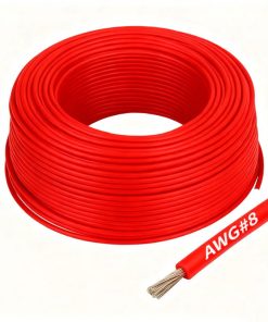 Silikonski kabel 8 AWG (8,4 mm2), rdeč, t.m.