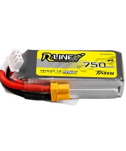 Tattu R-Line 750mAh 2S1P 7.4V 95C LiPo, XT30