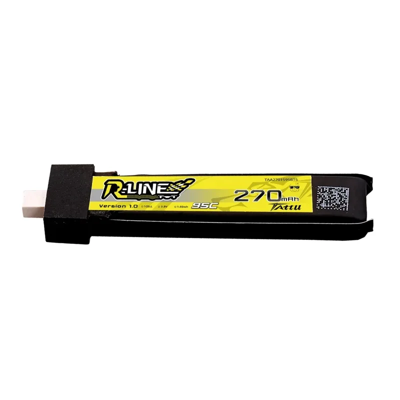 Tattu R-Line 270mAh 1S1P 95C 3.8V LiHV BT2.0, 5 kos - slika 2