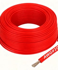 Silikonski kabel 10 AWG (5,26 mm2), rdeč, t.m.