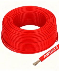 Silikonski kabel 14 AWG (2,1 mm2), rdeč t.m.