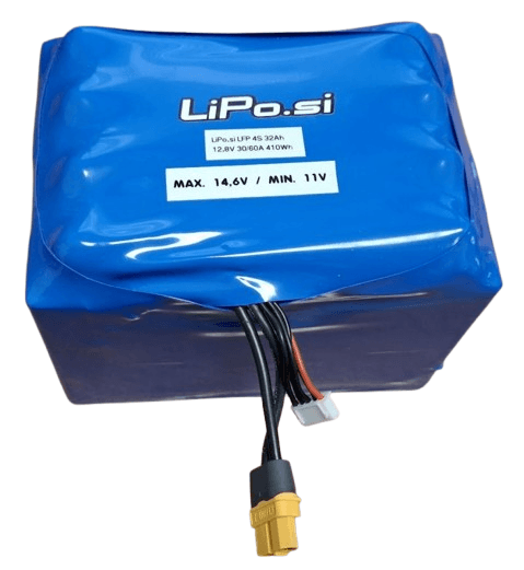LiPo.si LiFePO4 12,8V 32Ah, XT60