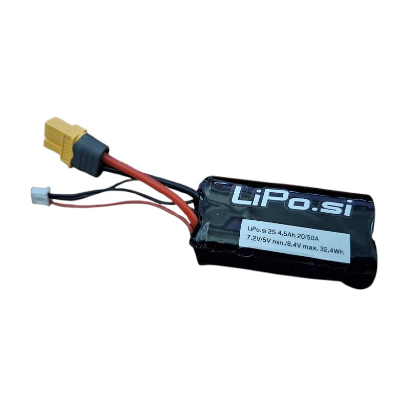 LiPo.si 2S 7,2V 21700 paket 4500 mAh – 20/50A, XT60
