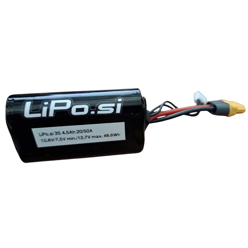 LiPo.si 3S 10,8V 21700 paket 4500 mAh – 20/50A, XT60