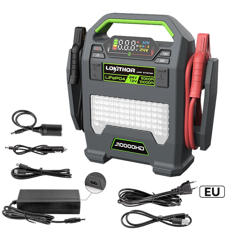 Lokithor J10000HD LiFePO₄ 12V/24V 256Wh 10000A - slika 5