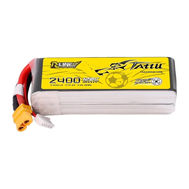 Tattu R-Line 2400mAh 4S1P 15.2V 120C LiHV, XT60