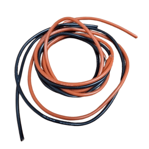 Silikonski kabel 16 AWG (1,3 mm2), 1m+1m rdeč in črn