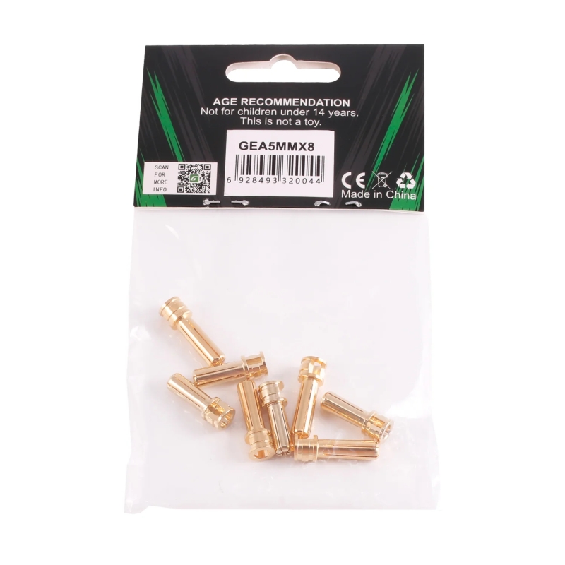 Gens Ace komplet 5.0mm priključkov - slika 4
