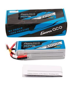 Alternative view of Gens Ace 3000mAh 22.2V 80C 6S1P, F5B